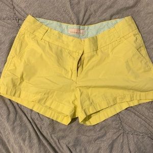 yellow shorts